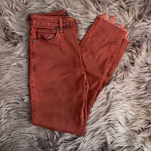 High Rise Ankle Jeans